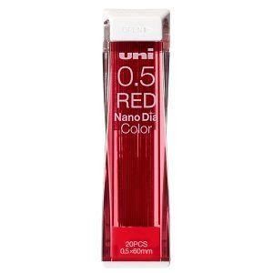 UNI三菱 Nano Dia彩色自動鉛筆芯0.5-紅【金石堂】