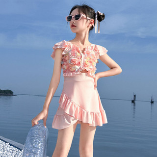 Mimo⭐女童夏季女泳衣沙灘泳裝小女孩夏款遊泳衣