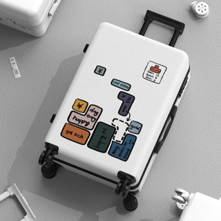 【現貨】行李箱貼紙 Luggage sticker 行李箱貼紙防水韓版女學生小清新防曬劃痕遮擋小清新貼紙可愛 小狀元文