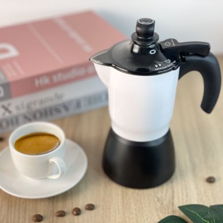 [小白友好]咖啡摩卡壺意式摩卡壺奶泡一體機輕鬆做拿鐵咖啡壺便攜複古歐式濃縮器具戶外旅行露營摩卡壺家用摩卡壺高壓燜壓咖啡