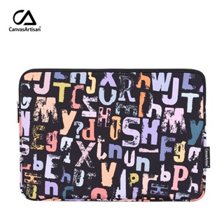 SP7 CanvasArtisan 彩色字母藝術筆記本電腦包防水保護套適用於 Matebook Air Pro 11/1