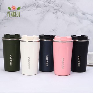 PEARL01熱冷水瓶,380/510毫升防漏學生瓶,簡單304不銹鋼啞光保溫杯學校辦公室