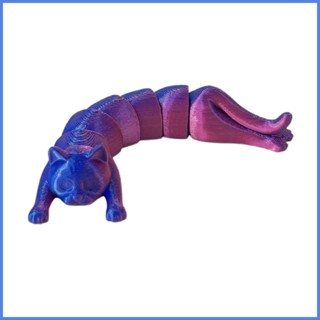 3D 列印動物 3D 列印裝飾有趣的貓玩具兒童家用書桌玩具創意 Fidget 生物與 chenhommy