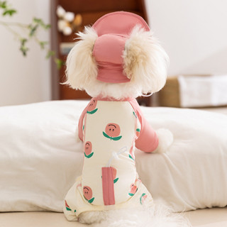 【Pet-Land】狗狗春夏季戶外防曬衣水果滿印四腳涼涼衣小型犬貓咪寵物泰迪衣服