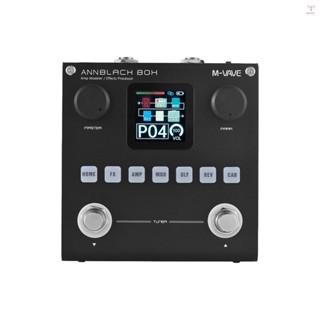 M-vave 吉他/貝斯 AMP 建模器多效果處理器 80 可編輯預設 6 效果模組 3 段 EQ 20 前置放大器 2