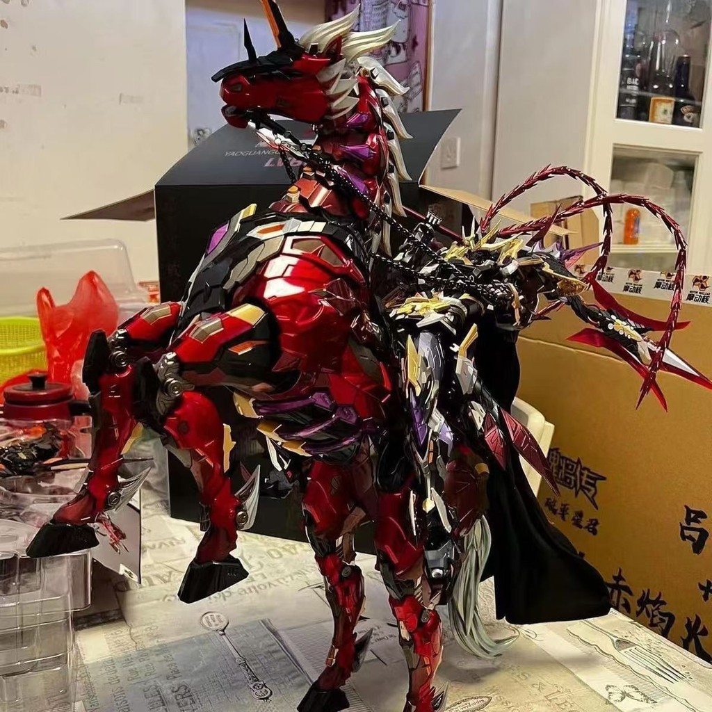 【物有所值】摩動核呂布敖丙高達白雪姬等關羽手辦MG拼裝模型摩動核模型高達鋼彈模型手辦玩具收藏禮物隨機發