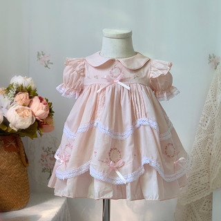 芊芊 熱賣新品 25-05 蘿莉塔童裝兒童裙子夏季夏裝新款女童洋氣網紗洋裝女孩公主