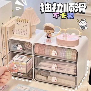 解憂雜貨館💕【4965人收藏】桌上收納盒學生桌麵抽屜盒子筆筒可愛辦公室兒童髮飾置物架整理盒