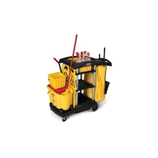 Rubbermaid 樂柏美 大容量清潔推車 FG9T7200BLA
