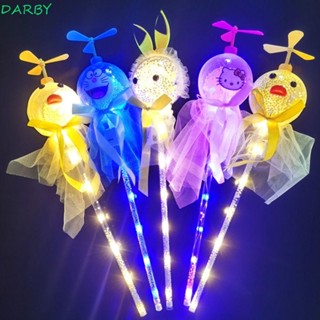 DARBY卡通魔術棒玩具,KT貓發光發光仙女棒,魔杖仙女哆啦a夢閃爍卡通閃光棒兒童/兒童