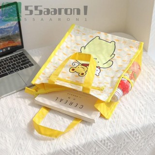 AARON1 Kuromi 大號午餐袋,MyMelody Cinnamoroll 卡通 Kuromi 拉鍊袋,收納袋卡通
