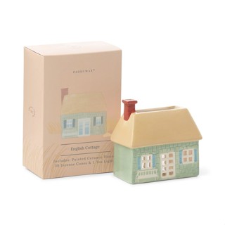 美國 PADDYWAX 陶瓷香氛燭臺禮盒組/ 英式鄉村小屋/ 綠/ EU eslite誠品