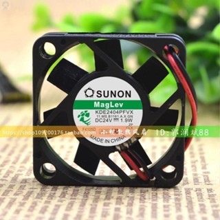#冰峰散熱#建準SUNON KDE2404PFVX 24V 1.9W 4010 4CM 3線 靜音 變頻器風扇