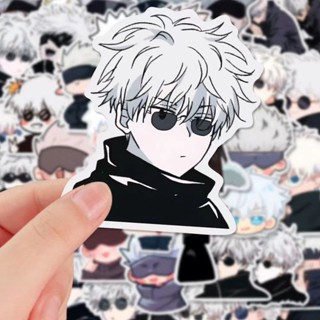 120 件/套 Jujutsu Kaisen 貼紙 Kawaii Gojou Satoru 動漫兒童玩具貼花 DIY 水