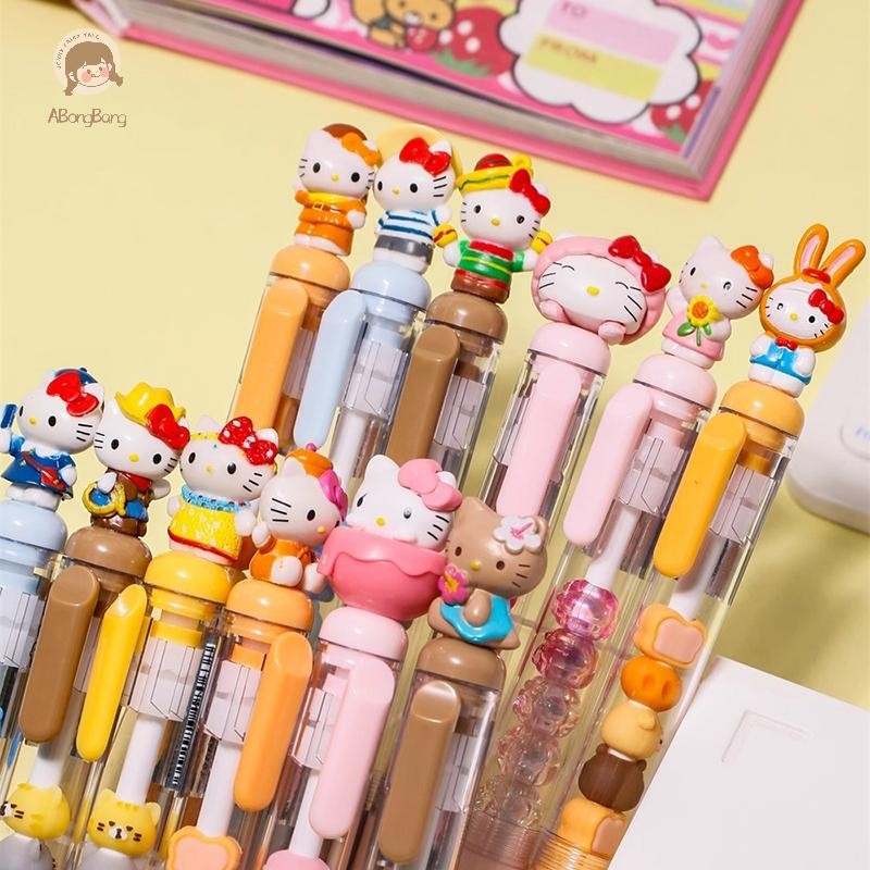 三麗鷗 ABongBang Hello Kitty 串珠中性筆 Sanrio KT 貓服裝造型 0.5mm ck 墨水按