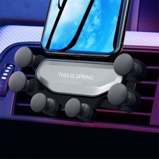 XIAOMI SAMSUNG 汽車車載手機支架通風口安裝重力支架適用於 iphone 三星小米華為 vivo