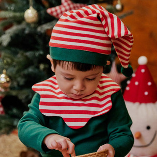 【現貨】 韓國 Little Tini - Rudolph Bib 聖誕圍兜