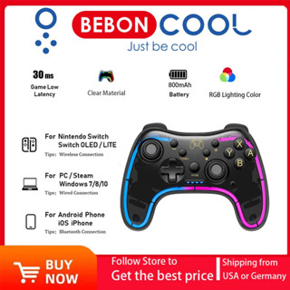 BEBONCOOL RGB Pro 控製器相容任天堂 Switch Lite/Switch Oled/PC/iOS/An