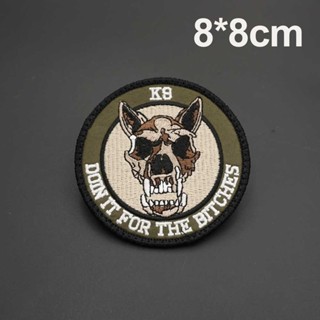 【定製】AQAS8 K9 戰術刺繡為愛而生 3D Velcro Patch /徽章/臂章/徽章裝飾夾克牛仔褲揹包帽
