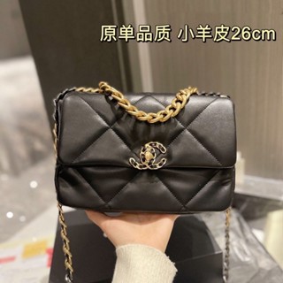 【小紅書同款】小香風19bag鏈條包真皮女包單肩包斜揹包大容量女包明星同款時尚女包