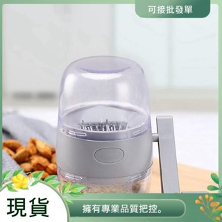 1件裝乾果研磨機花生研磨機廚房家用研磨機多功能手搖堅果研磨機灰色