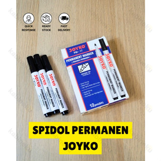 HITAM KAYU 永久標記黑色 Joyko 標記點標記用於切割鐵木標記工匠