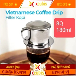 越南滴漏式越南滴漏式咖啡過濾器 8Q 180ml 一個兩個杯子