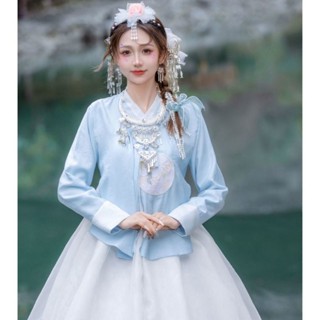 新款韓服朝鮮服裝女秋季古裝宮廷風貴族公主高階禮服演出朝鮮服裝Hani