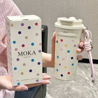 aks保溫杯 吸管水杯 316不鏽鋼咖啡杯 保冰杯 環保杯550ML