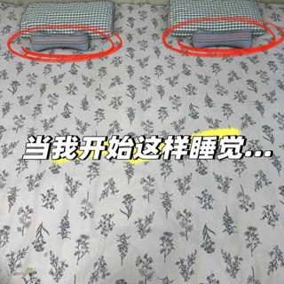 行房枕 情侶枕 三角頸椎蕎麥枕頭護頸枕護頸椎助睡眠家用成人腰靠午睡枕頭單人