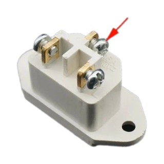 【臺灣熱賣】家用電飯鍋底座插孔 品字插座 電腦機箱插座 250V/10A 三豎插底座【WJ1】