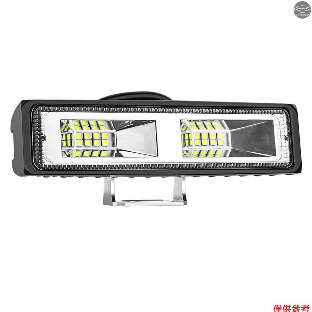 1 件 48 瓦 6 英寸 6500K LED 工作燈條駕駛霧燈防水氾光燈適用於 9-30V 汽車卡車越野 ATV SU