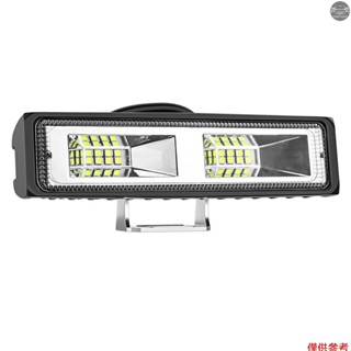 1 件 48 瓦 6 英寸 6500K LED 工作燈條駕駛霧燈防水氾光燈適用於 9-30V 汽車卡車越野 ATV SU