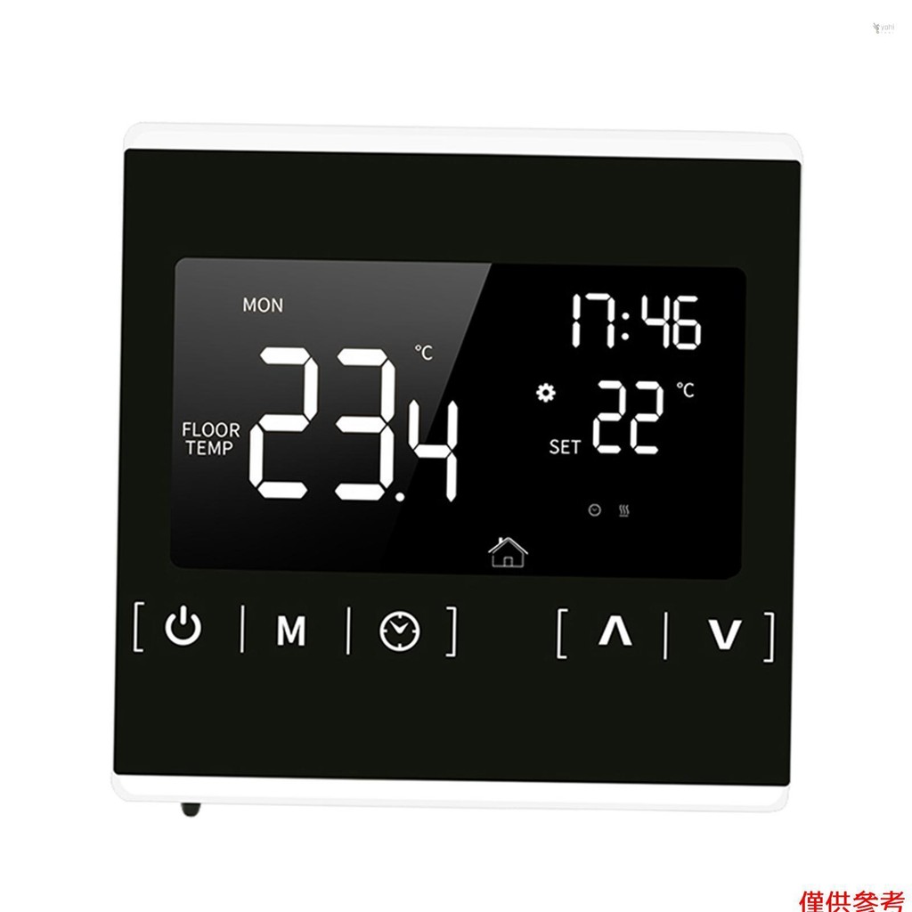 Yoh LCD 觸摸屏恆溫器,適用於家庭可編程電子