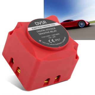 電壓敏感繼電器 VSR 電池隔離器 DC 12V/24V 140A 帶 LED 指示燈埠,適用於 ATV UTV RV