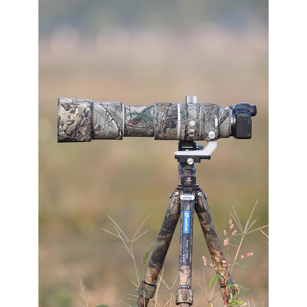 適用於CANON佳能RF200-800mmF6.3-9長焦鏡頭迷彩炮衣保護套200800