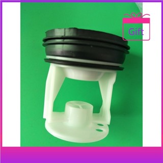 HAIER 適用於惠而浦美的海爾滾筒洗衣機排水泵過濾器排水口蓋塞過濾網