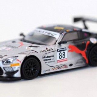 Para64合金車 1/64 AMG GT3 ASP 賓士賽車模型 玩具精品擺件禮品