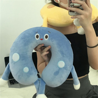 U型枕COMFORT-U小眾搞怪乳酪記憶棉u型枕情侶旅行護頸枕車用辦公室午睡枕可拆洗U-shaped pillow, p