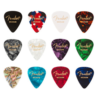 Fender Pick Celluloid Medium 351 Shape【吉他好朋友】