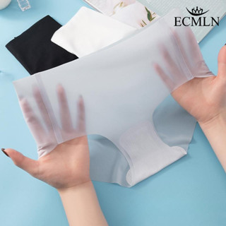 ECMLN 女童冰絲內衣無縫夏季超薄速乾透氣三角褲