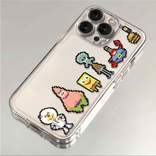 卡通畫素海底動物手機保護殼適用於 iPhone 11 12ProMax 14Pro 16ProMax XS 13Pro