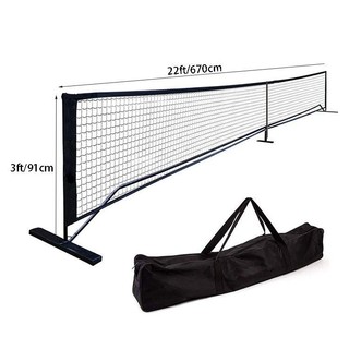 羽球網 羽毛球網 羽球架 羽球網架 摺疊匹克球網Pickleball匹克便攜式標準專業室內戶外移動匹克球網