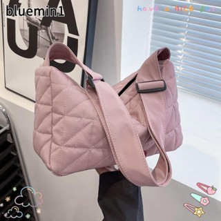 BLUEMIN1肩包太空棉襯墊羽絨棉婦女手提包