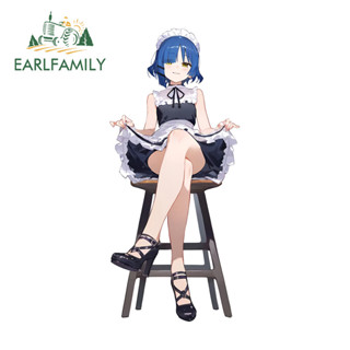 EARLFAMILY Bocchi the Rock 汽車貼紙可愛有趣的藝術防水 VAN 筆記本電腦 PVC 貼花赤壁創