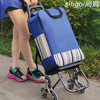 🎉臺灣熱賣🎉限時買菜車小拉車爬樓購物車折疊拉桿手推車老人拉車便攜行李傢用拖車04🎉全館下殺🎉