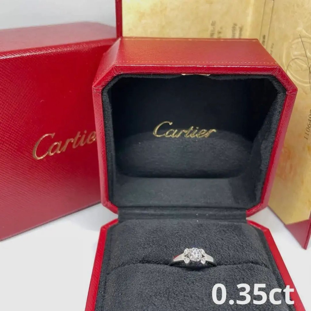 Cartier 卡地亞 戒指 鑽石 mercari 日本直送 二手