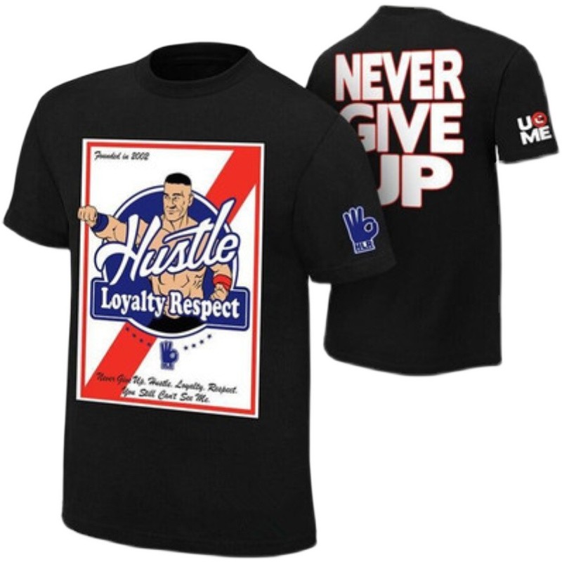 Readystock WWE 青年圓領短袖衣服 John Cena T 恤