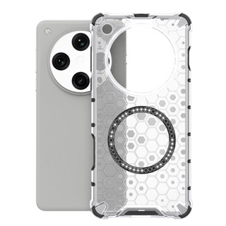 臺灣出貨|免運|OPPO Reno13 Find X8 Pro X8S+ ULTRA犀牛護盾蜂巢磁吸手機殼透明防摔保護套