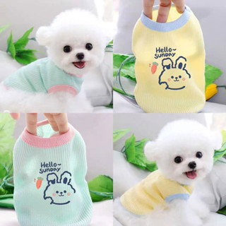 寵物衣服 Pet clothing 【回頭客3955人】小狗狗衣服裝薄款貓咪泰迪比熊柯基博美小型犬幼犬春天寵物背心現貨